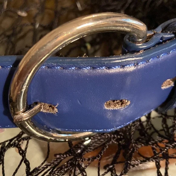 EUC violet leather belt - Picture 3 of 3